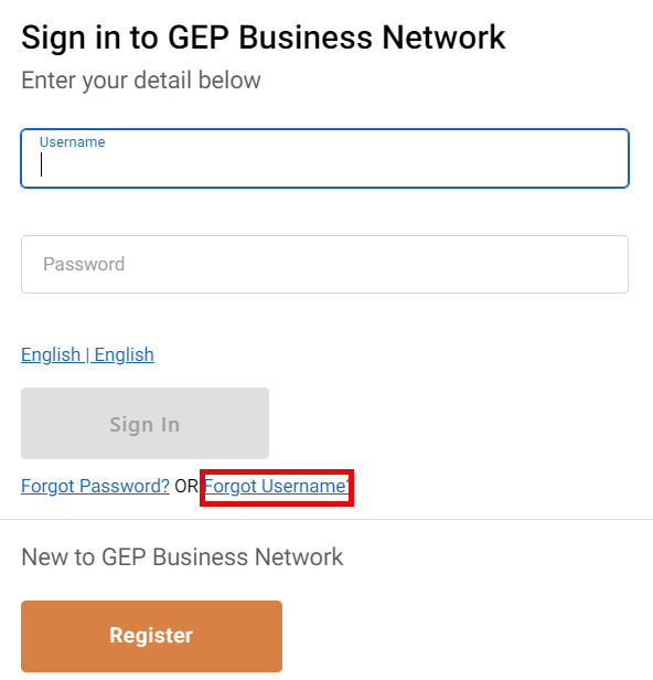 A screenshot of a login page

Description automatically generated